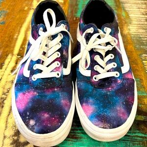 🪐 Vans unisex Galaxy Multicolor Cosmic Lace-Up Shoes sneakers women’s 10